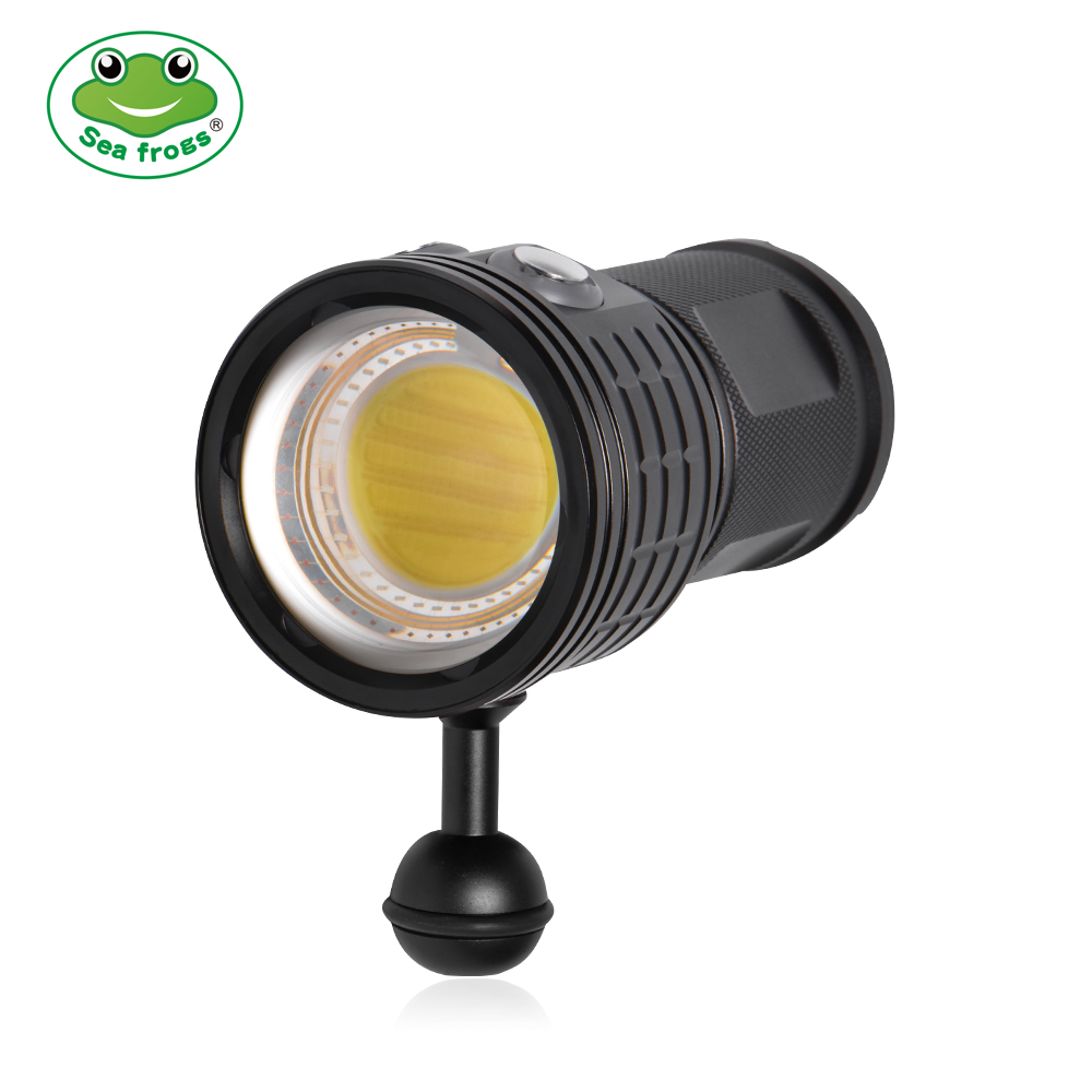 Dive Flashlight 5000 Lumens Underwater - البحارة-مصباح يدوي محترف مقاوم للماء ،