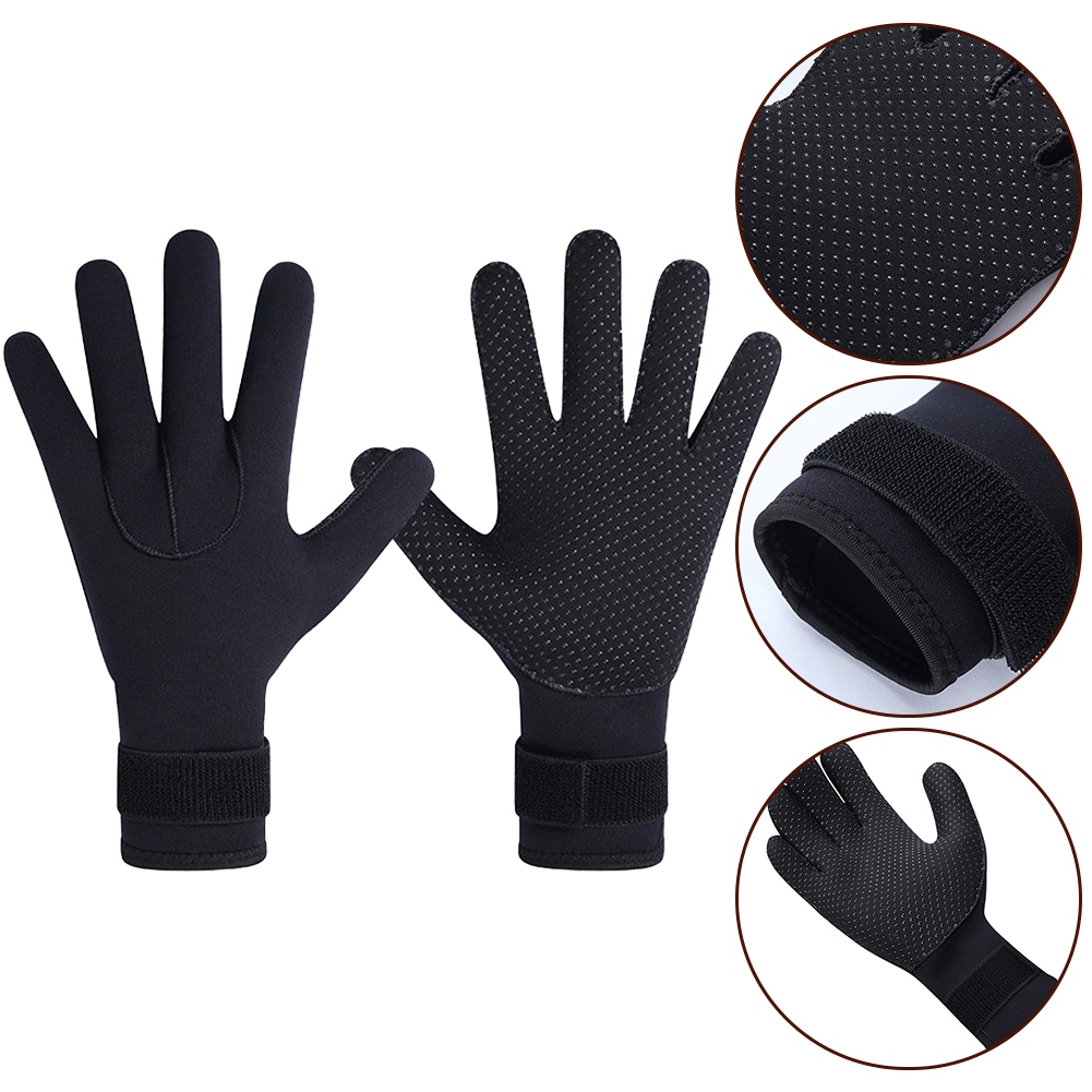 Scuba Diving Wetsuit 5Mm Neoprene - قفازات غوص من النيوبرين بسُمك 5