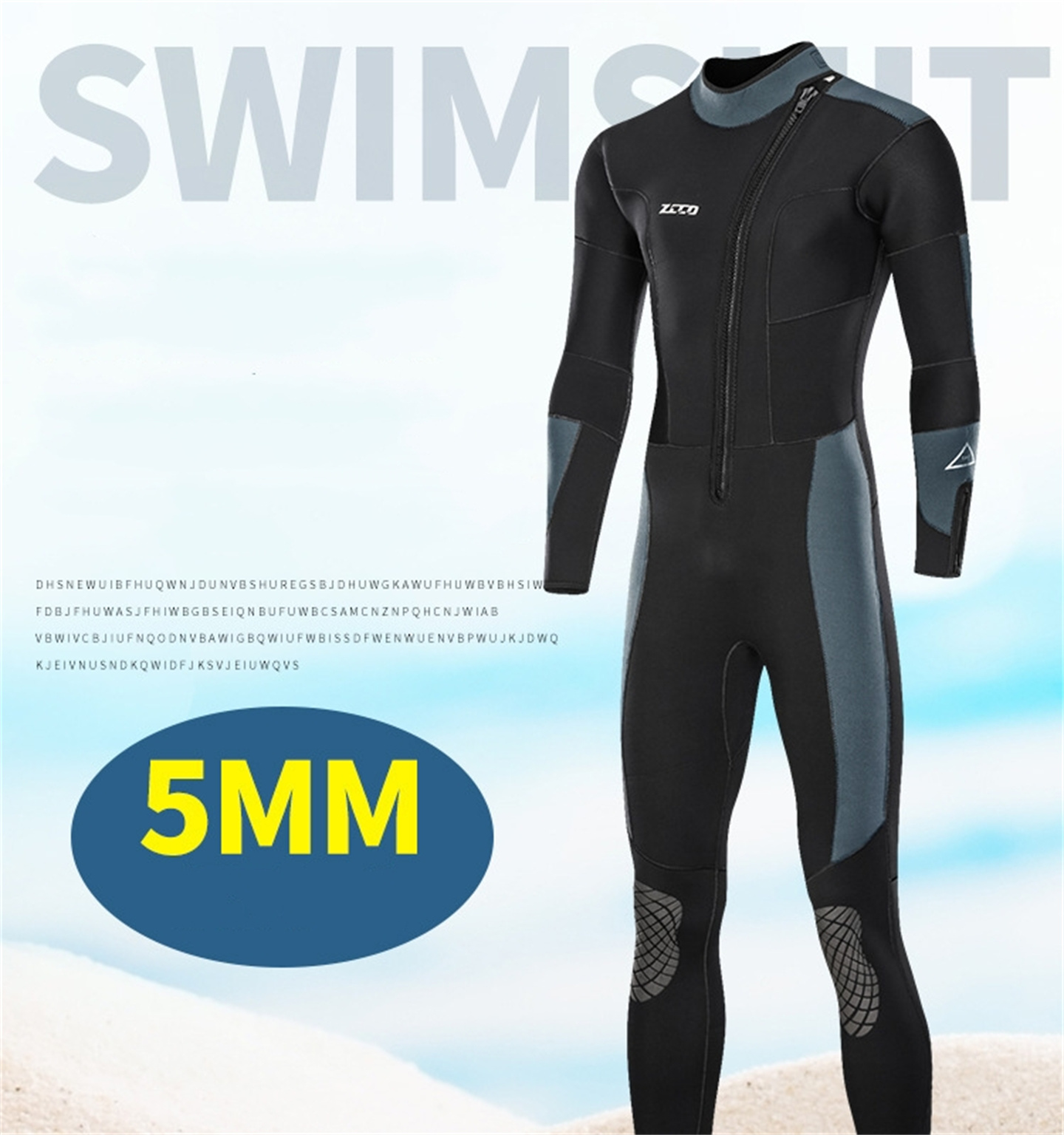 سميكة 5 مللي متر النيوبرين بذل - مراجعة Scuba Diving Wetsuit 5Mm Neoprene وسعره