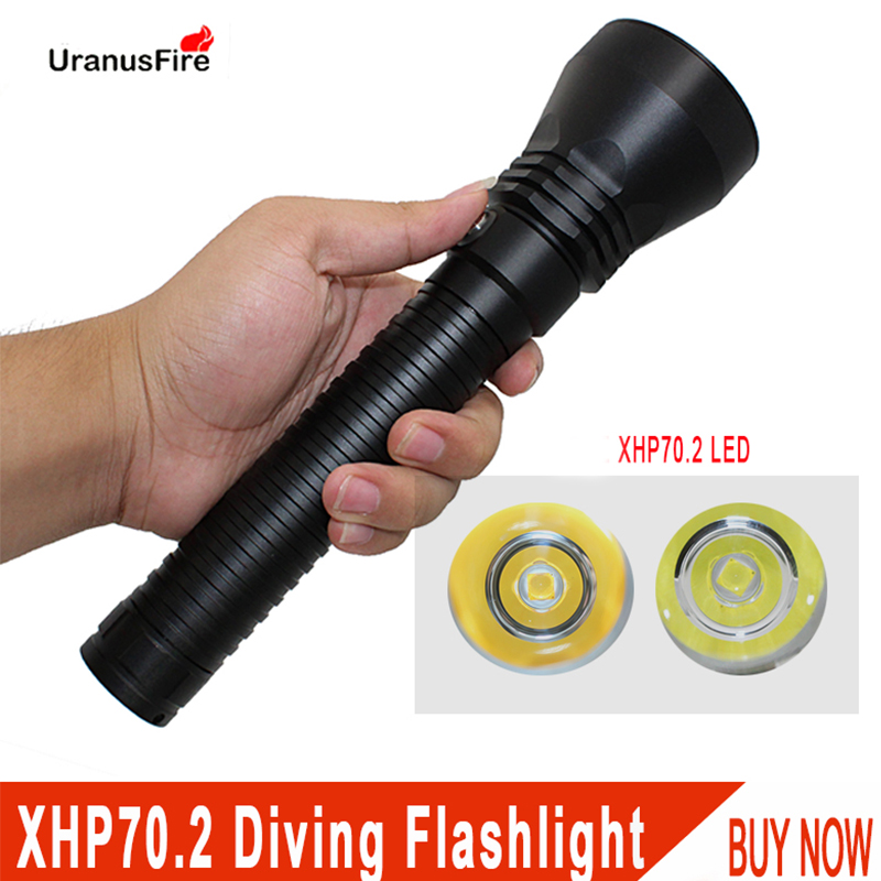 Uranusfire-مصباح غوص xhp70.2 ، - مراجعة Dive Flashlight 5000 Lumens Underwater وسعره