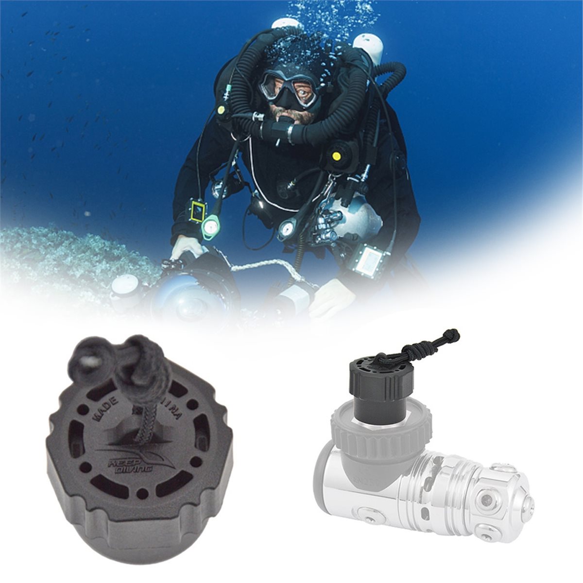 خزان للغوص صمام الغبار التوصيل - مراجعة Scuba Diving Regulator First Stage Din وسعره