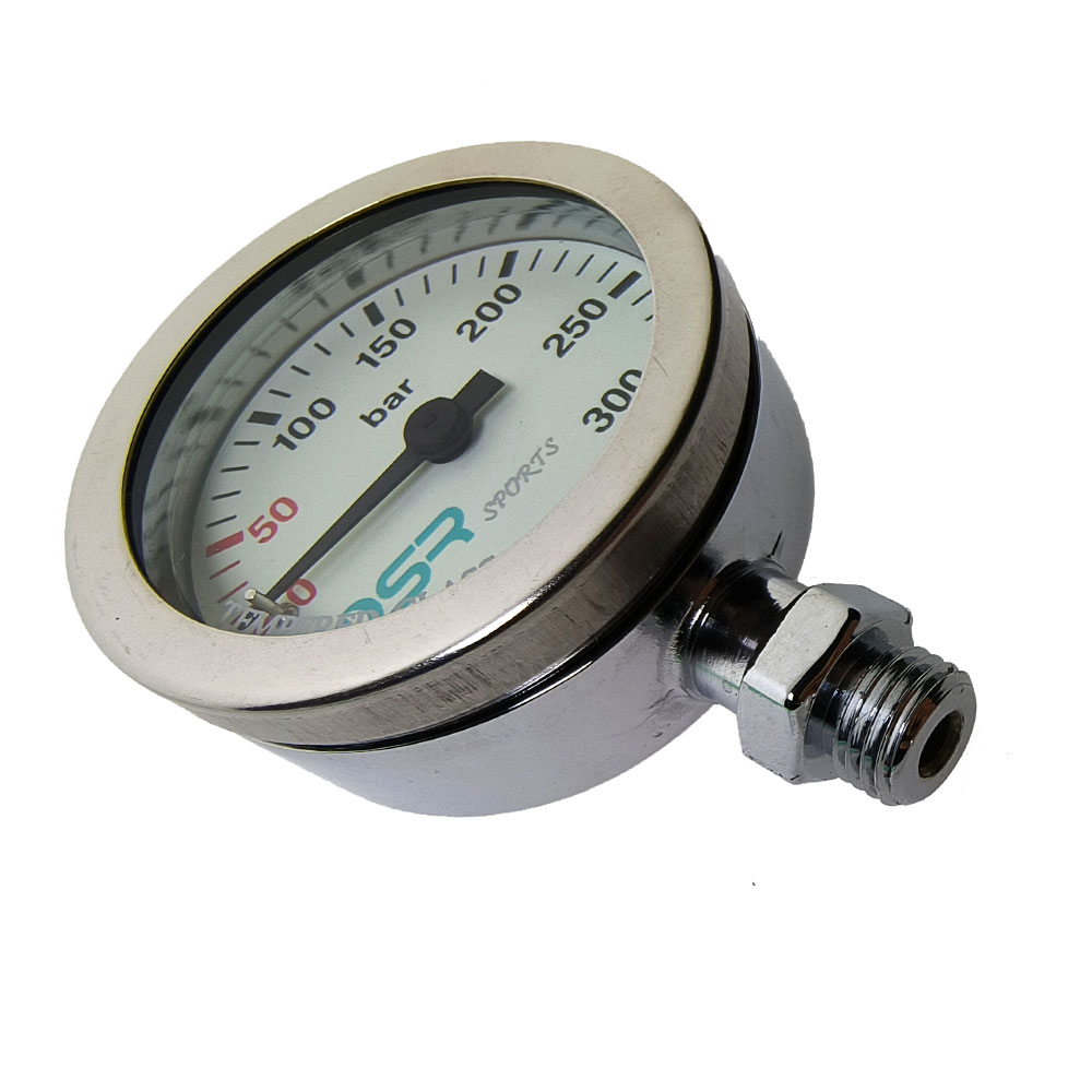 360 شريط الغوص SPG مضيئة مقياس - مراجعة Diving Pressure Gauge Submersible Spg وسعره