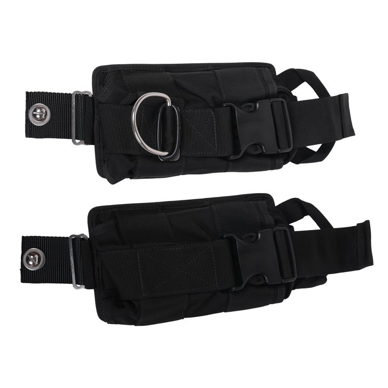 A89E-جديد قطعتان من جيوب حزام  - مراجعة Scuba Weight Belt Pocket Quick Release وسعره