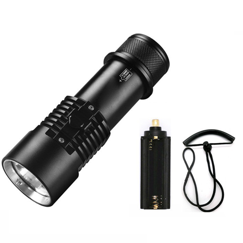 مصباح يدوي مقاوم للماء للغوص ت - مراجعة Dive Flashlight 5000 Lumens Underwater وسعره