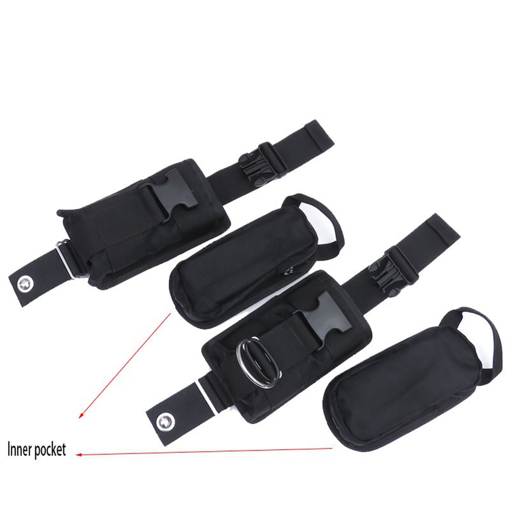 جديد: زوج من جيوب حزام الغوص ا - مراجعة Scuba Weight Belt Pocket Quick Release وسعره