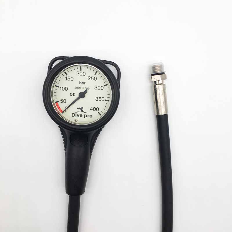 مقياس ضغط غوص سكوبا مع خرطوم م - مراجعة Diving Pressure Gauge Submersible Spg وسعره