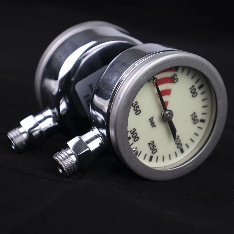 مقياس ضغط غوص ثابت 350 بار، مق - مراجعة Diving Pressure Gauge Submersible Spg وسعره
