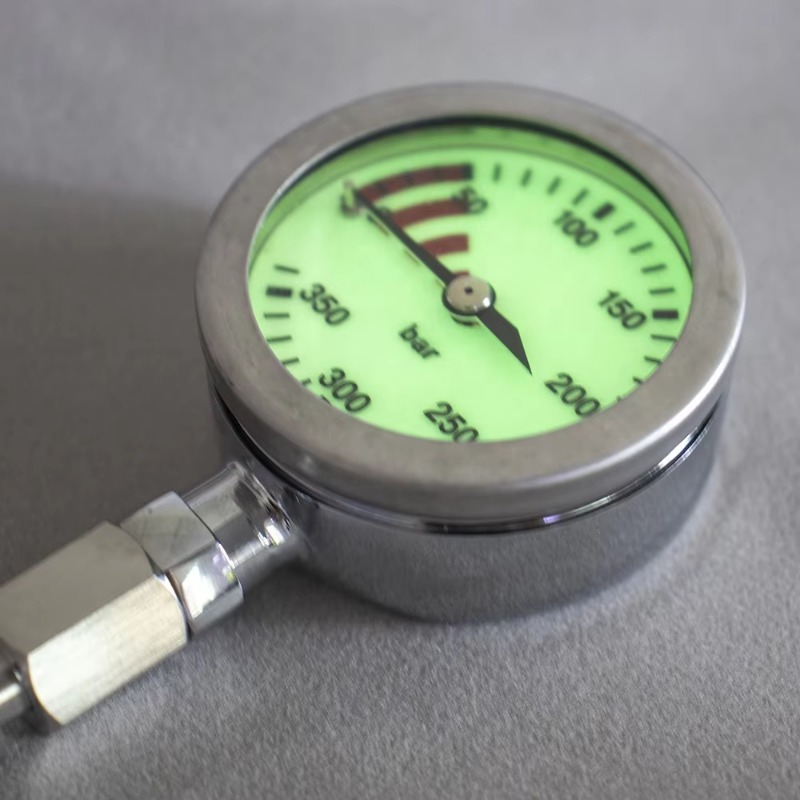 مقياس ضغط غوص ثابت 350 بار، مق - مراجعة Diving Pressure Gauge Submersible Spg وسعره