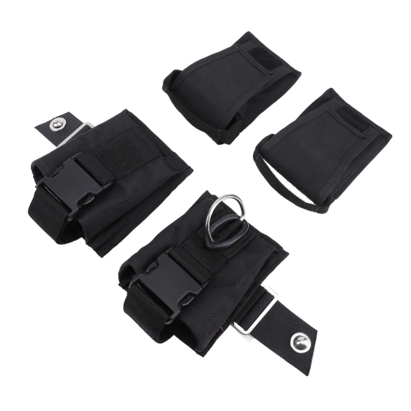 قطعتان من جيوب الأوزان للغوص م - مراجعة Scuba Weight Belt Pocket Quick Release وسعره
