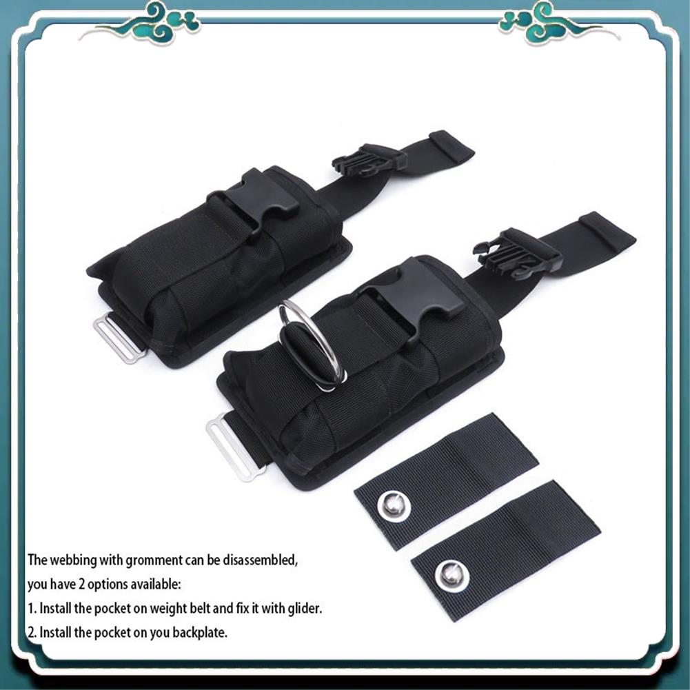 A65G - جديد، قطعتان، جيوب حزام - مراجعة Scuba Weight Belt Pocket Quick Release وسعره