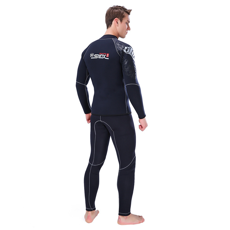 بدلة غوص SLINX، قميص بأكمام طو - مراجعة Scuba Diving Wetsuit 5Mm Neoprene وسعره