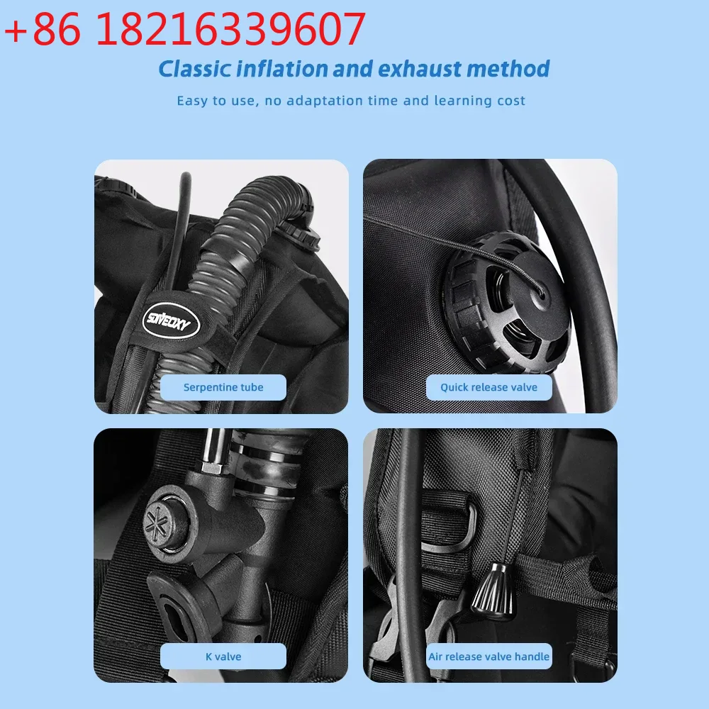 سترة غوص YAO قابلة للتعديل من  - مراجعة Scuba Buoyancy Compensator Bcd Vest وسعره