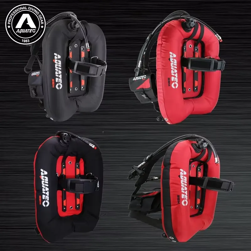 سترة AQUATEC BCD قابلة للنفخ ل - مراجعة Scuba Buoyancy Compensator Bcd Vest وسعره