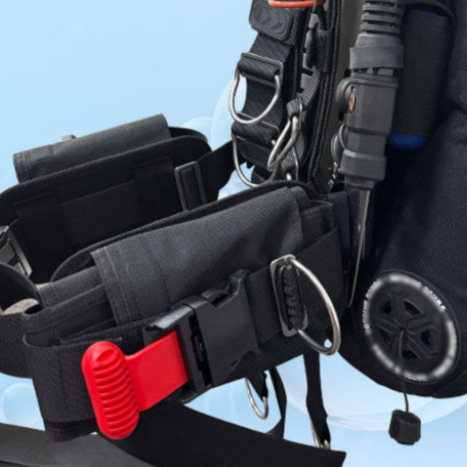 جيب أوزان الغوص مع نظام حمل آم - مراجعة Scuba Weight Belt Pocket Quick Release وسعره