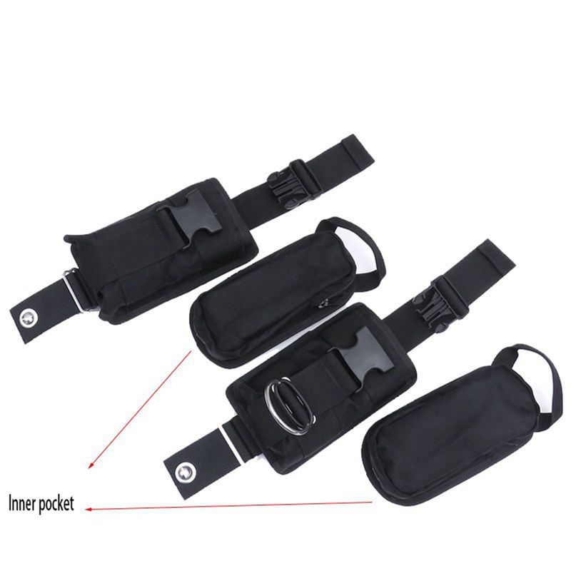 4 قطع جديدة من جيوب حزام الأوز - مراجعة Scuba Weight Belt Pocket Quick Release وسعره
