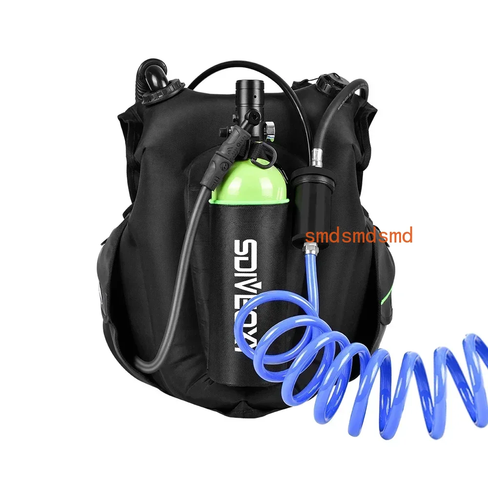 سترة غوص قابلة للتعديل مع جيوب - مراجعة Scuba Buoyancy Compensator Bcd Vest وسعره