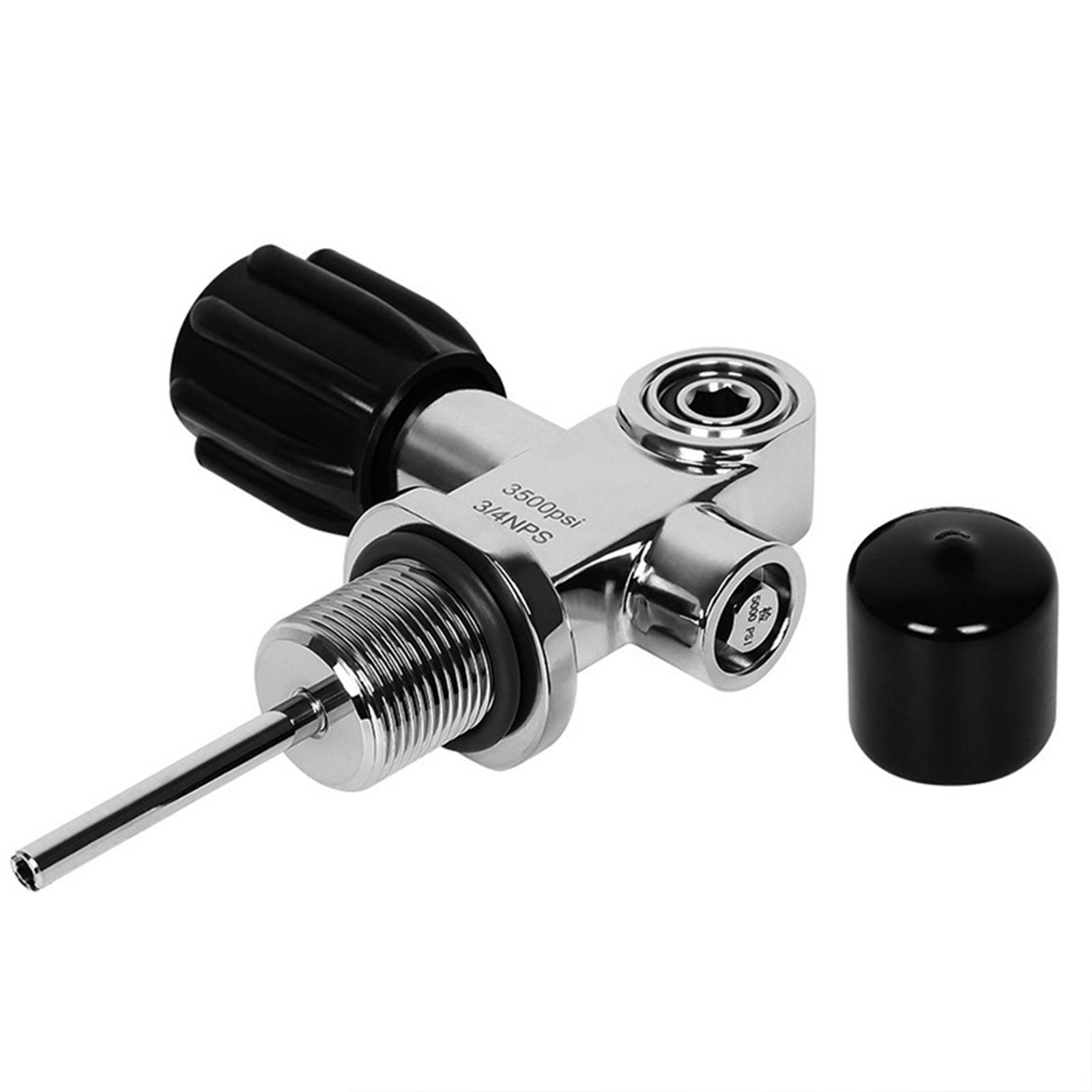 صمام أسطوانة غوص من الفولاذ ال - مراجعة Scuba Tank Valve Din Yoke Convertible وسعره